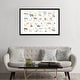 preview thumbnail 7 of 10, iCanvas "Safari Alphabet Nursery Decor" by PaperPaintPixels Framed Canvas Print
