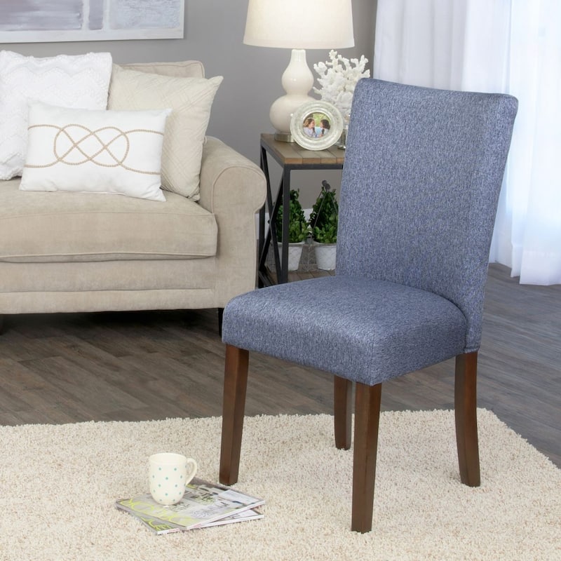 HomePop Parson Chair - Midnight Blue - Single - Midnight Blue