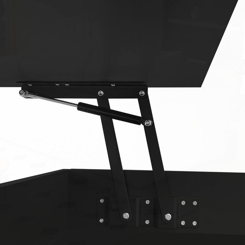 Lift-Top Coffee Table with High-Gloss Finish for Living Room