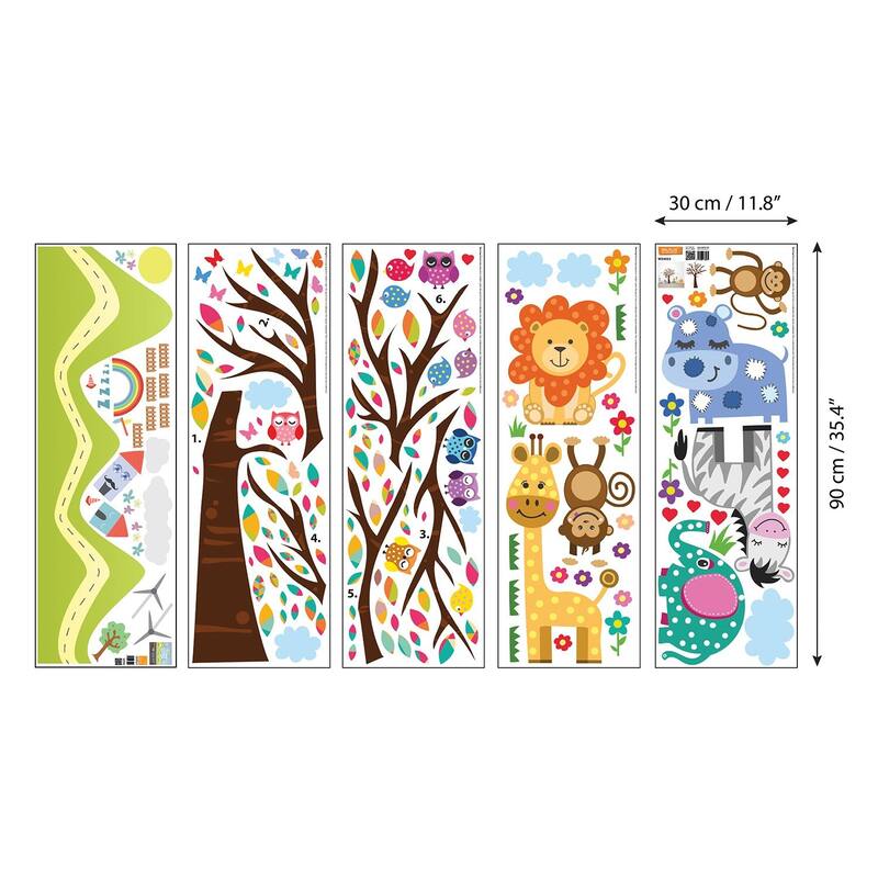 Walplus Happy London Zon Hills Kids Wall Sticker Nursery Decor Decal