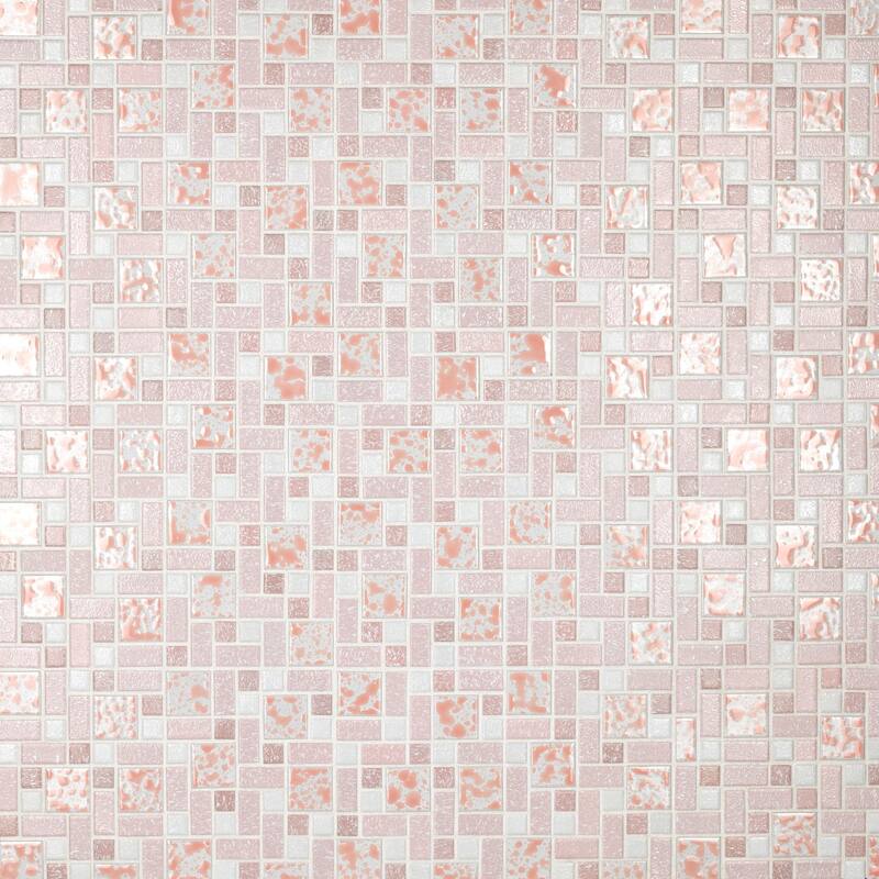 Merola Tile Academy Pink 11-7/8" x 11-7/8" Porcelain Floor and Wall Tile