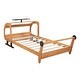 preview thumbnail 5 of 5, Natural Pine Wood Plane-Shaped Twin Platform Bed with Rotatable Propeller - Sturdy Construction