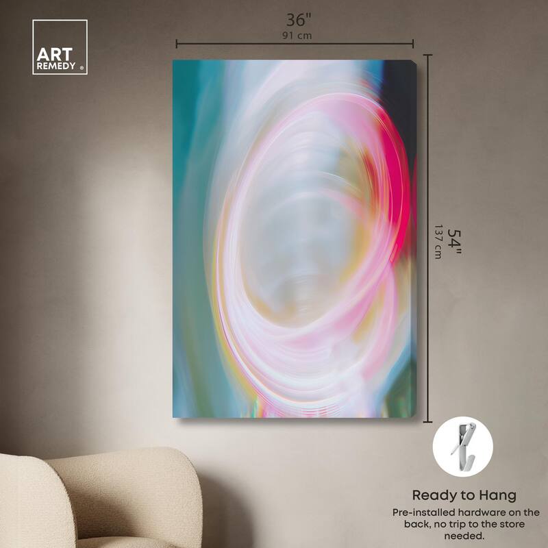 Swirling Light III Canvas by Art Remedy, Gallery Wrapped