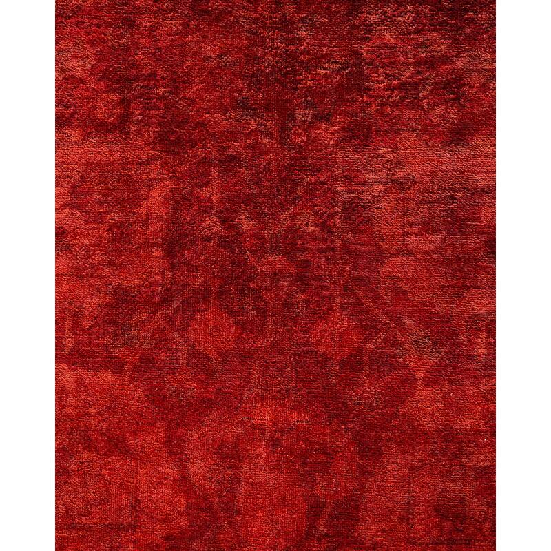 Vibrance, One-of-a-Kind Hand-Knotted Area Rug - Pink, 6' 1" x 9' 2" - 6' 1" x 9' 2"