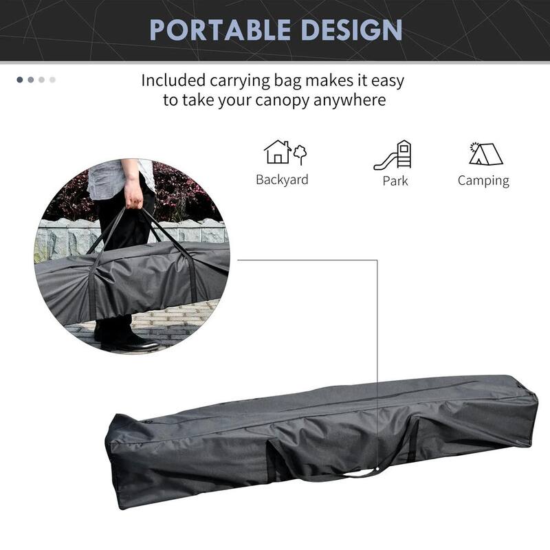 13' x 13' Pop Up Canopy Tent, Instant Sun Shelter,Height Adjustable