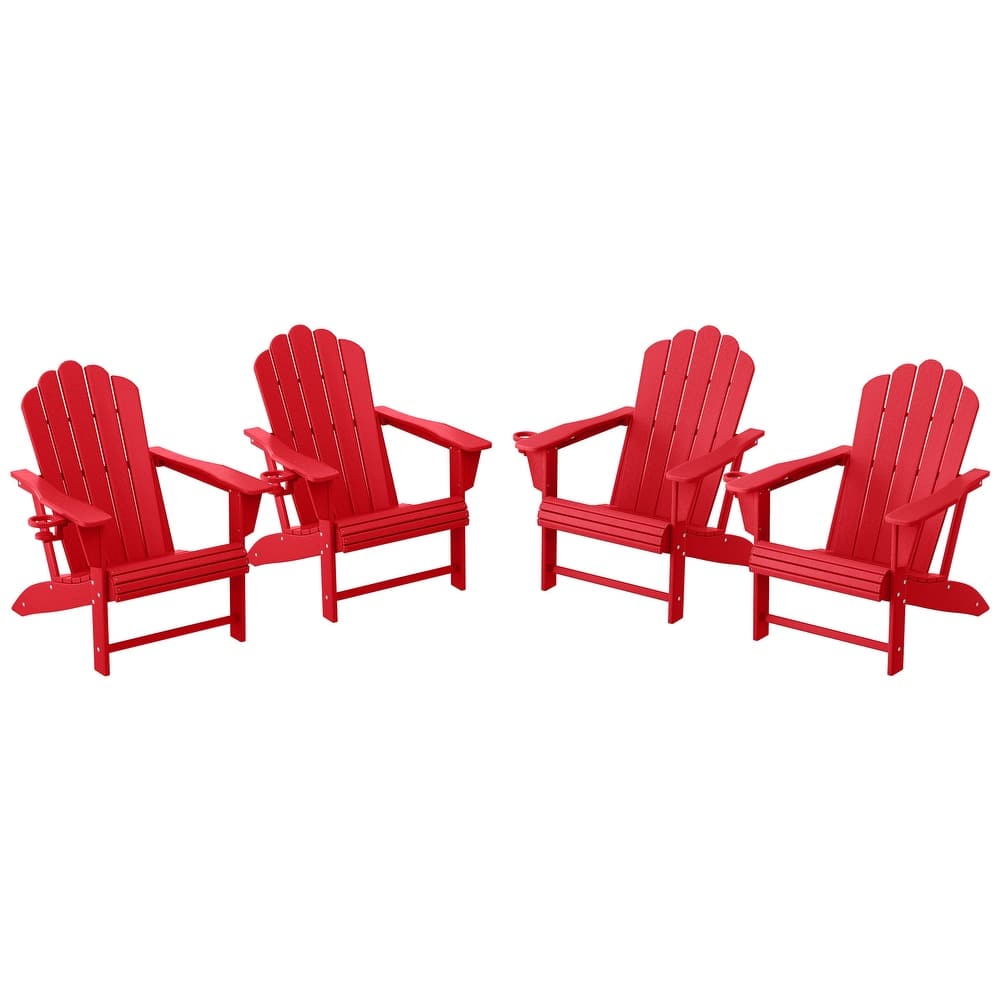 Aderson Outdoor Poly Adirondack Chair (Set of 4)