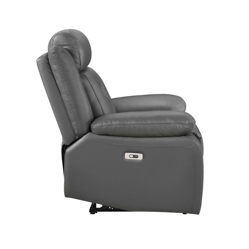 Garrey 40" Power Recliner - Tab Pull Motion, Removable Seat Back