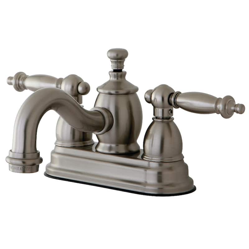 Kingston Brass Templeton 1.2 GPM Centerset Bathroom Faucet with Pop-Up - Brushed Nickel