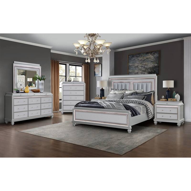 Sabrina Bedroom Set with LED Lighting