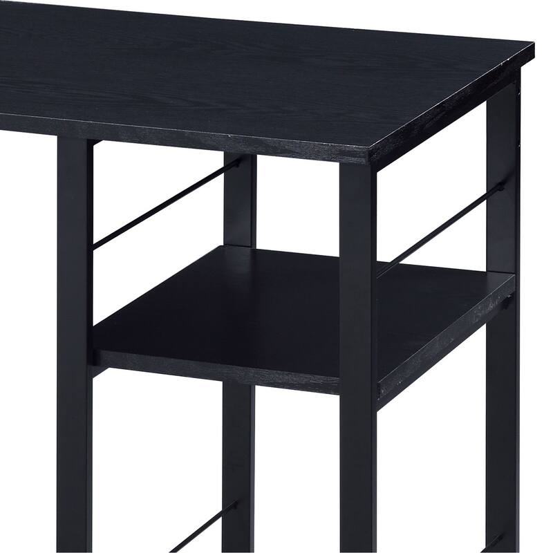 Krause 2-Shelf Rectangular Writing Desk