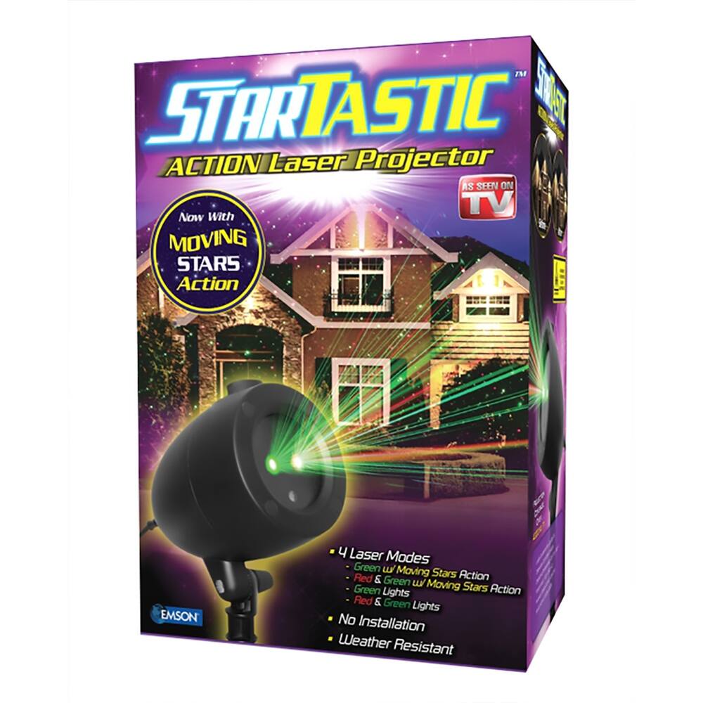 Startastic Holiday Light Show Projector Laser Light