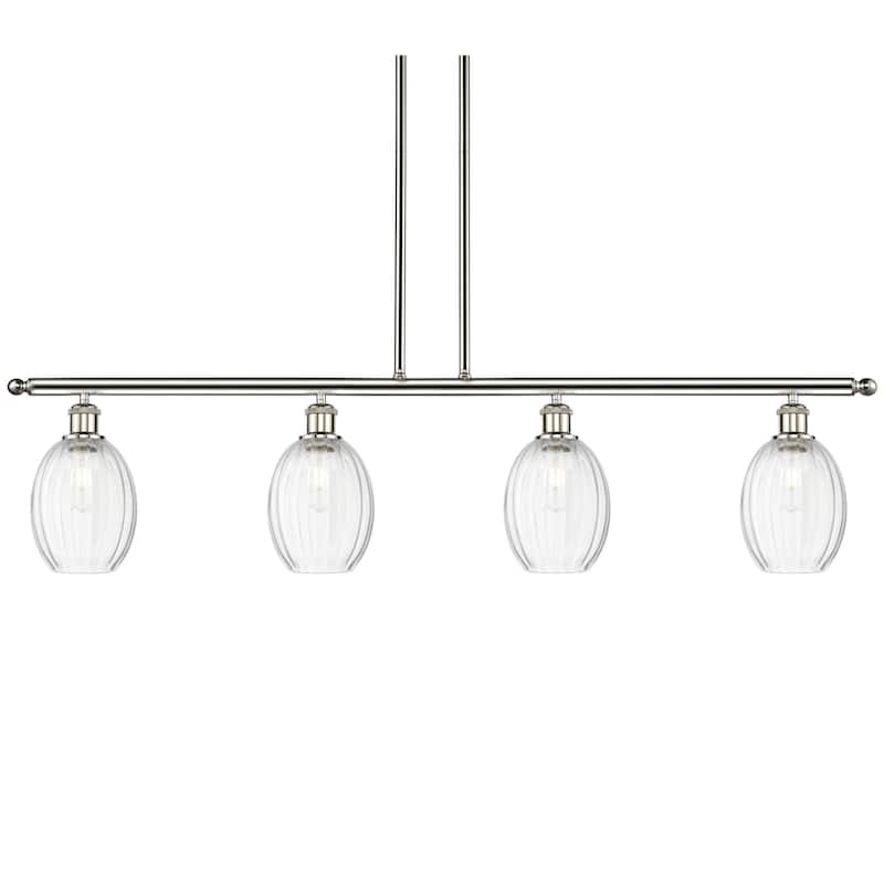 Innovations Lighting 516-4I-12-48 Preston Linear Preston 4 Light 48" - Polished Nickel / Clear