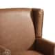 Upholstered Nailhead Trim Armchair Wingback Accent Chairs Set of 2