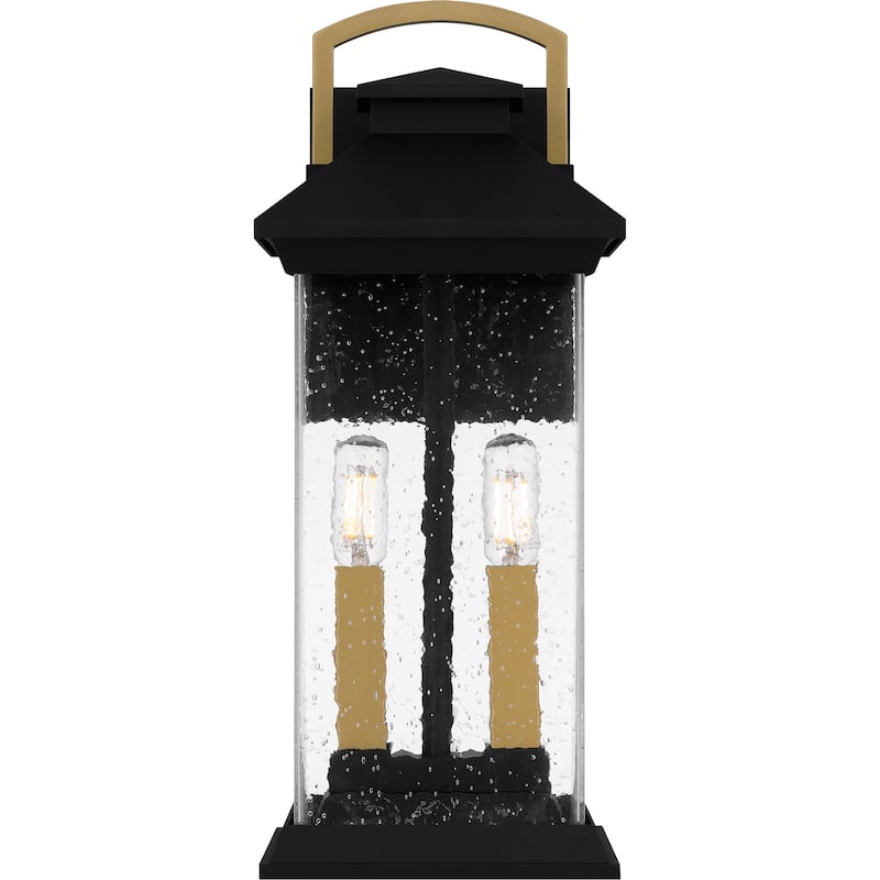Henderson 2-Light Earth Black Outdoor Wall Lantern