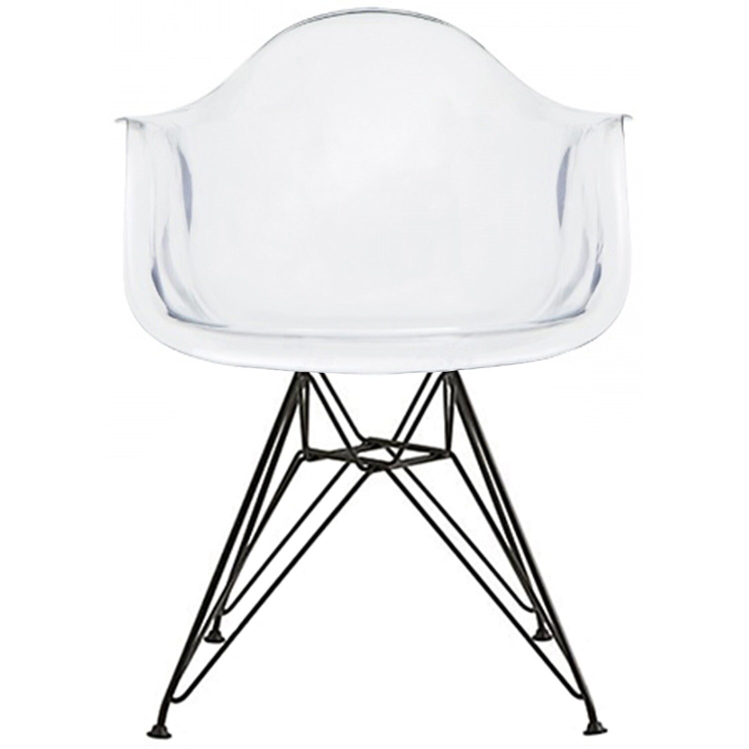 Shop 2xhome Designer Plastic Armchair Black Eiffel Black Wire Chrome Legs For Dining Chair Molded With Arms Kitchen Desk On Sale Overstock 22799261