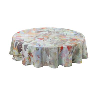 Laural Home Nature's Melody 70 in Round Tablecloth