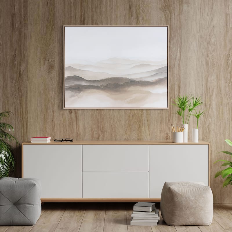 Over the Hills, Hand Painted Canvas