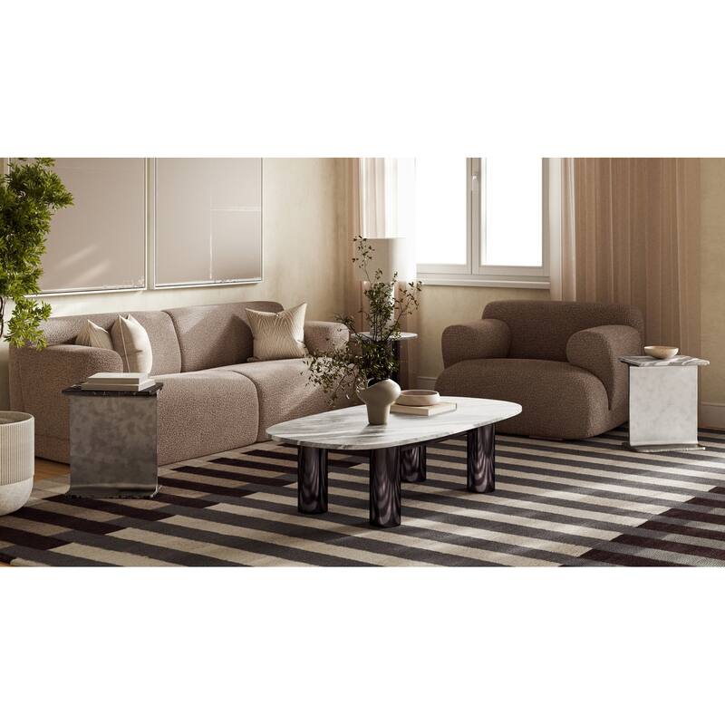 Marbelle - Elliott Coffee Table - Toronto Sand Marble Finish