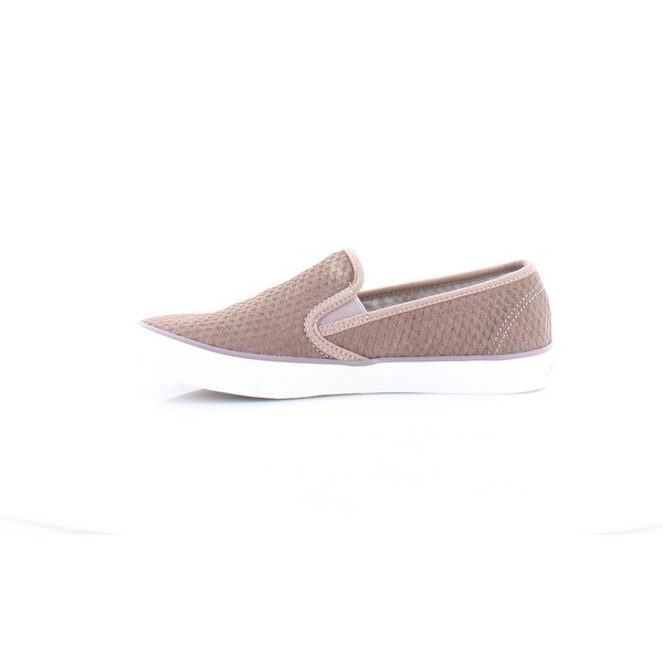 Sperry Top Sider Seaside Embossed Suede Slip-On Sneaker Mauve
