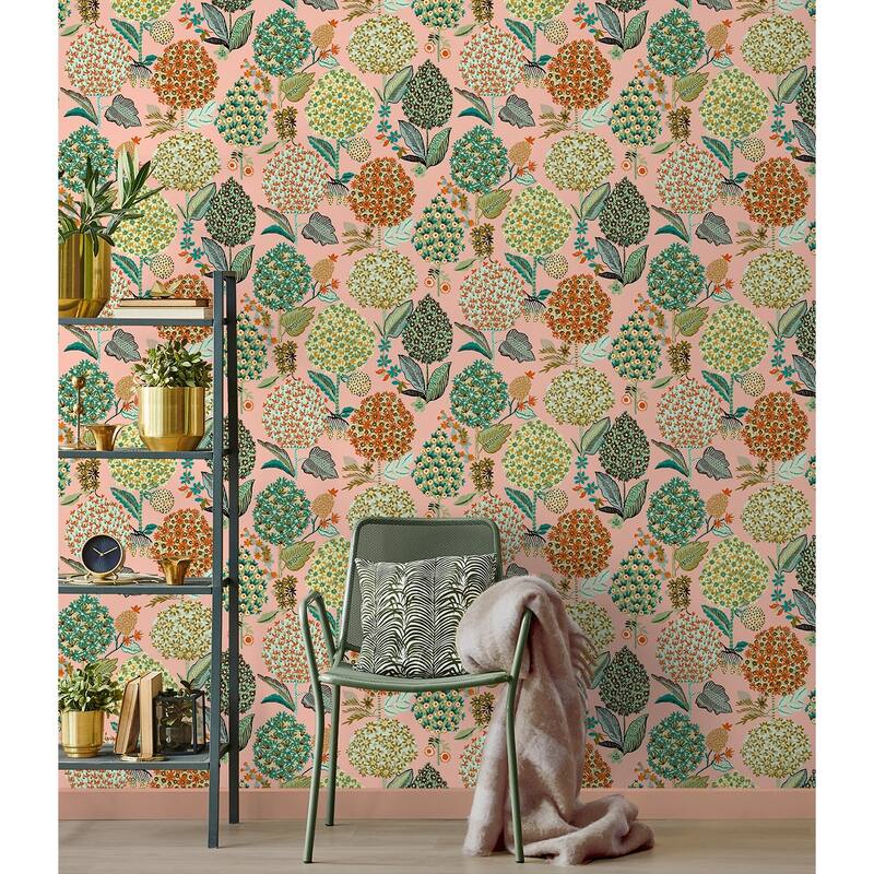 NextWall Blooming Bulbs Peel and Stick Wallpaper