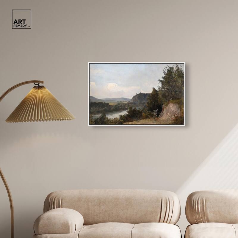 Hilltop Tower View I Canvas by Art Remedy