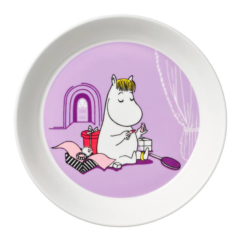 Moomin by Arabia Plate 7.48in Snorkmaiden Lilac