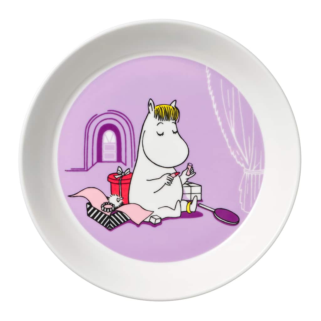 Moomin by Arabia Plate 7.48in Snorkmaiden Lilac