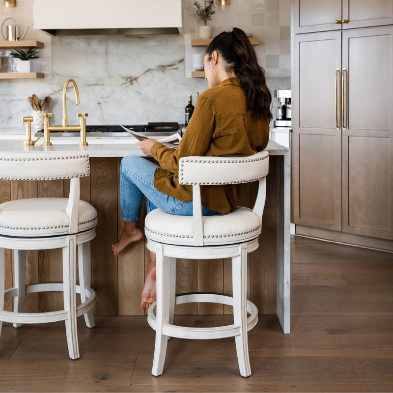 Maven Lane Alexander Swivel Kitchen Stool