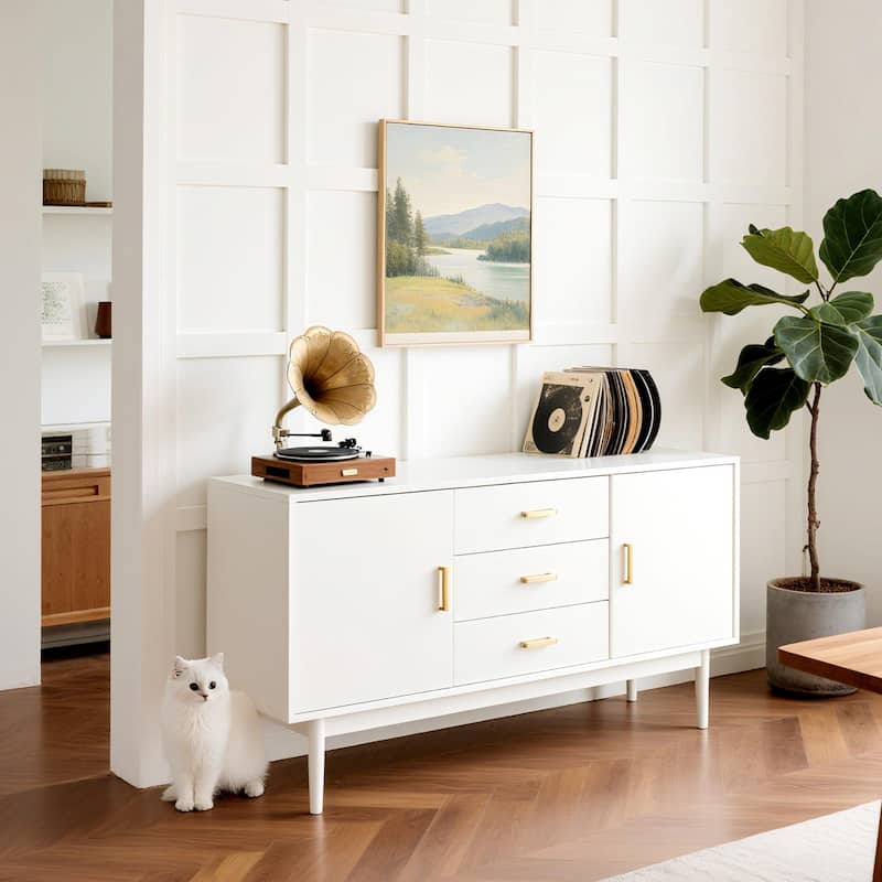 Pre-Cut MDF Wainscoting Kit Wall Decor Molding Strips Includes Trim Pieces