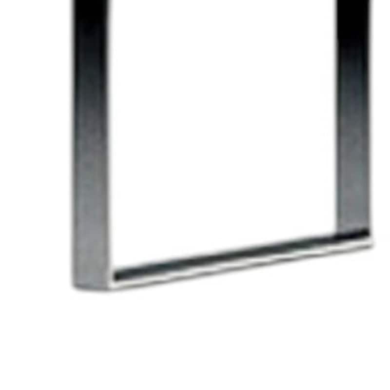 HomeRoots 67" White And Silver Metal and Wood Three Tier Etagere Bookcase