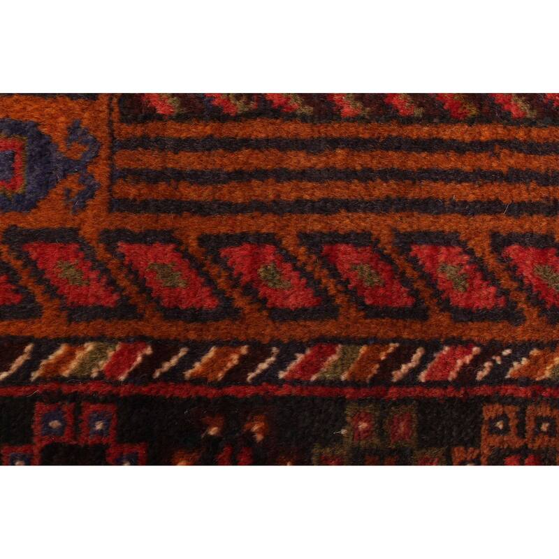 ECARPETGALLERY Hand-knotted Teimani Brown Wool Rug - 3'1 x 4'11