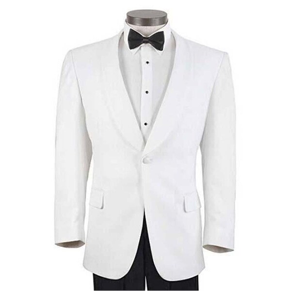 Shop Men's Elegant White Dinner Jacket Free Shipping Today