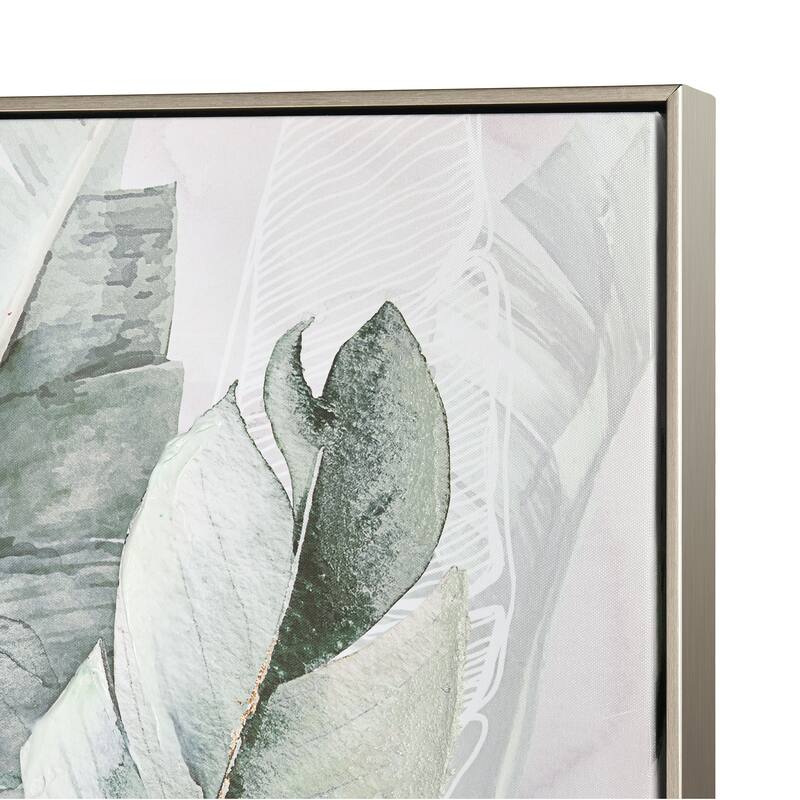 Elk Home Musa Green Finish Fabric 24 Inch Wide Wall Art