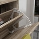 preview thumbnail 22 of 22, Timechee Mirrored Flip Drawer Shoe Cabinet Storage Cabinet Organizer
