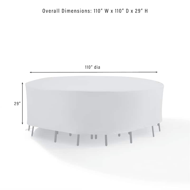 Crosley Round Outdoor Furniture Cover For Patio Set
