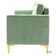 preview thumbnail 16 of 71, Clos 51'' Modern Upholstered Sofa with Golden Legs by HULALA HOME