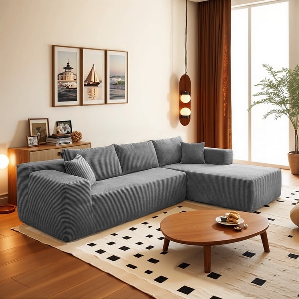 HOOOWOOO Modern Minimalist Style Sectional Couch Modular