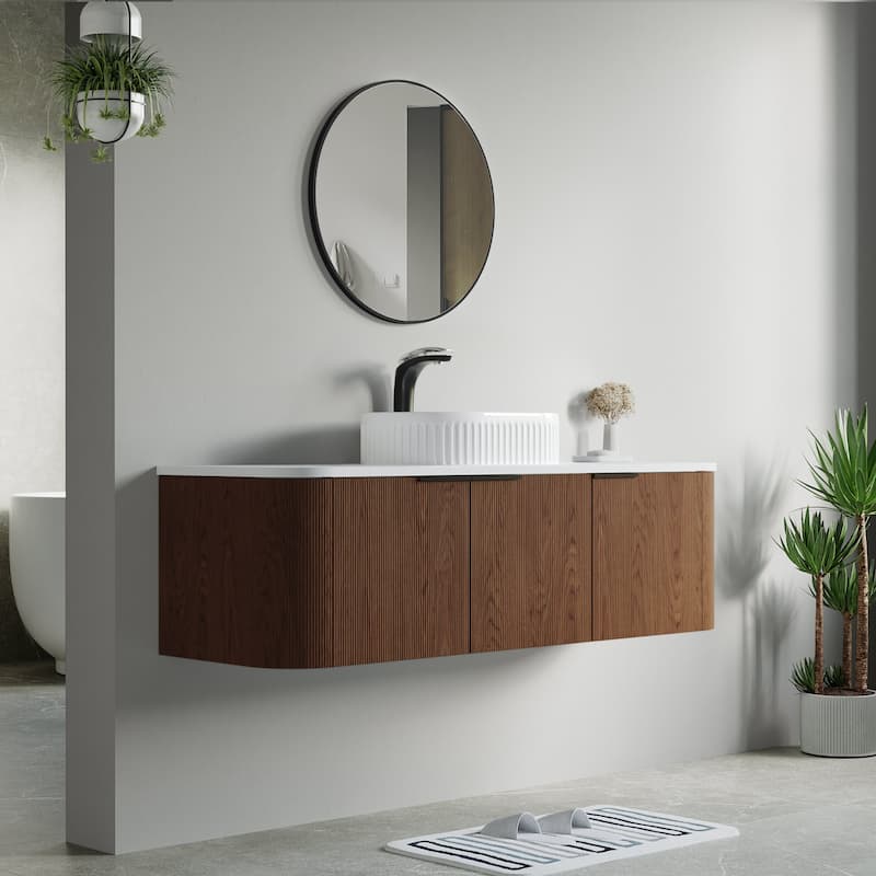 Dillon 58" Single Vanity 5 Pc Combo