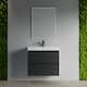 Option Black - Single White Resin Sink