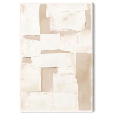Plastered Planes III Canvas by Art Remedy, Gallery Wrapped