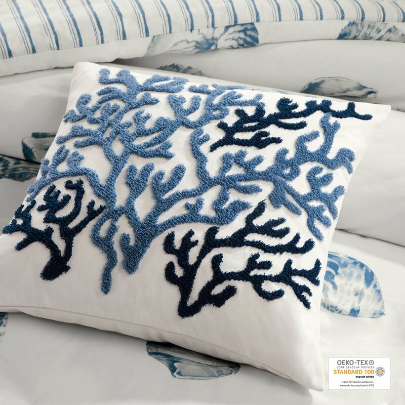 Harbor House Beach House Cotton 18-inch Throw Pillow