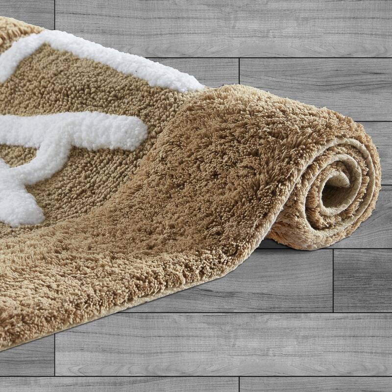 Jean Pierre Novelty Cotton "BATH" 21 x 34 in. Rug