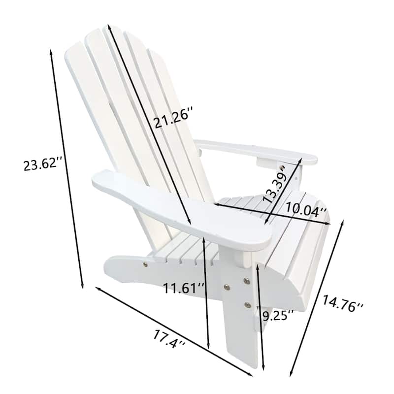 Outdoor Or Indoor Wood Children Adirondack Chair