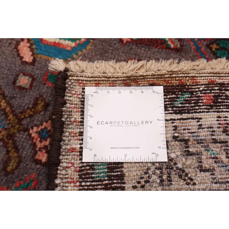ECARPETGALLERY Hand-knotted Andelz Grey Wool Rug - 3'1 x 10'0