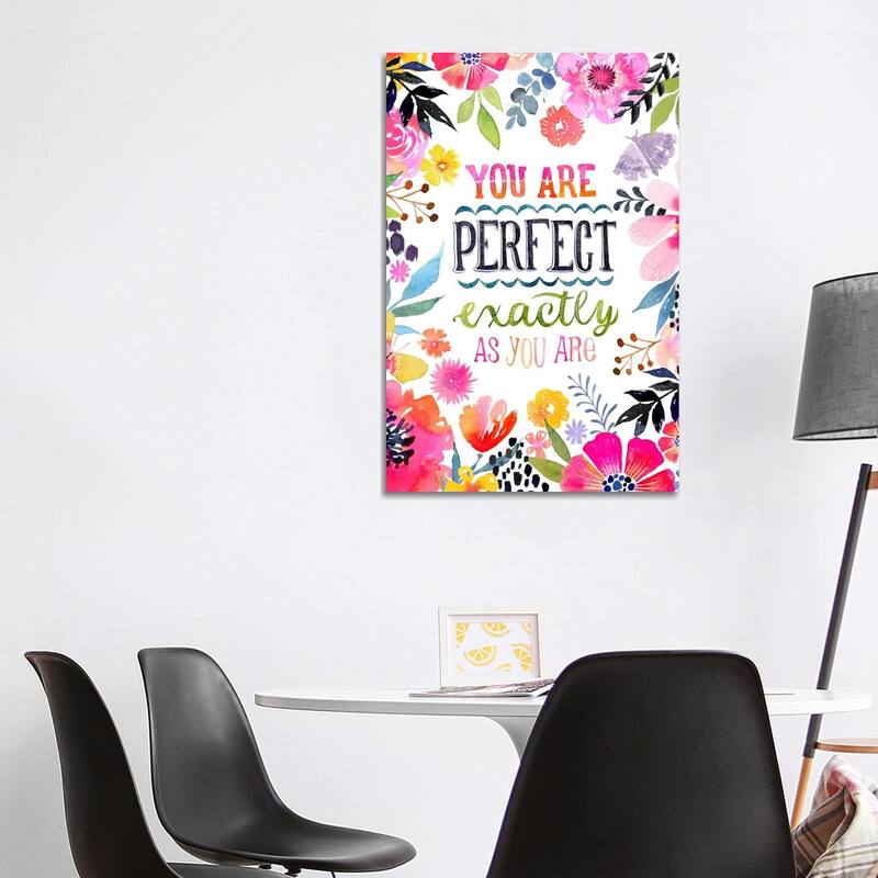 iCanvas "Perfect As You Are" by Stephanie Corfee Canvas Print - 40x26x1.5