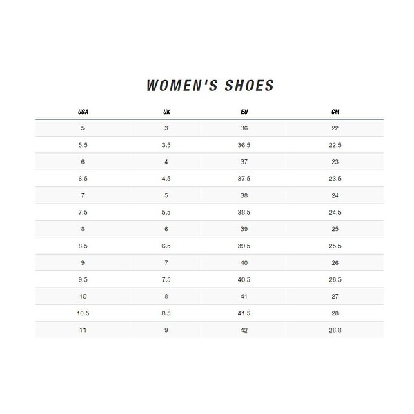 north face shoe sizing