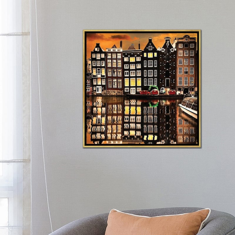 iCanvas "Amsterdam II" by Enzo Romano Framed Canvas Print