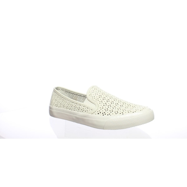 sperry seaside perforated sneaker ivory