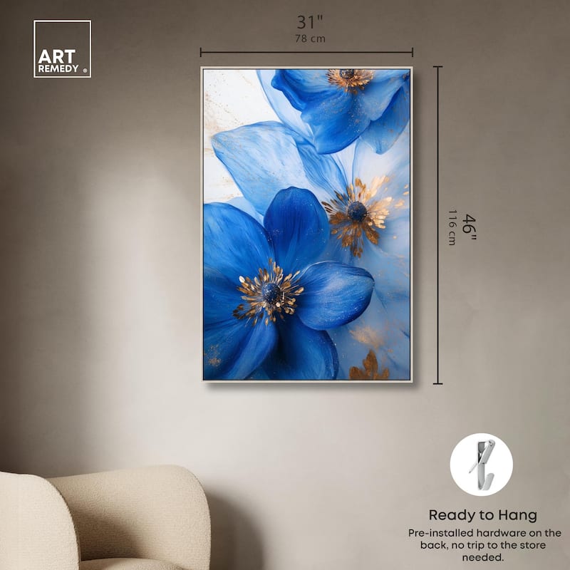 Twilight Teal Tint I Canvas by Art Remedy