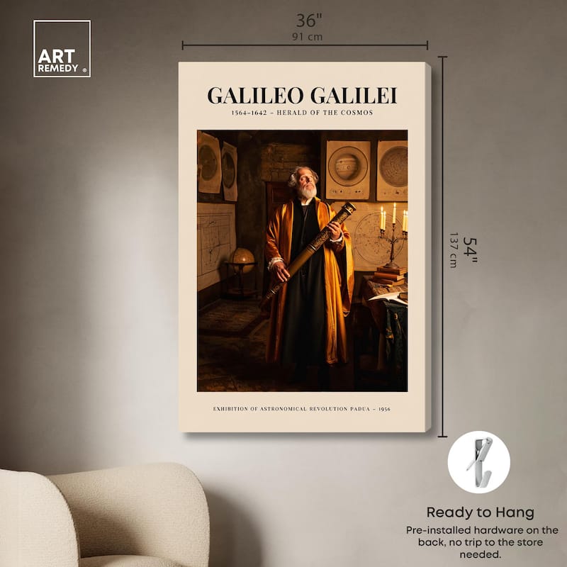 Herald of the Cosmos Art Canvas by Art Remedy, Gallery Wrapped